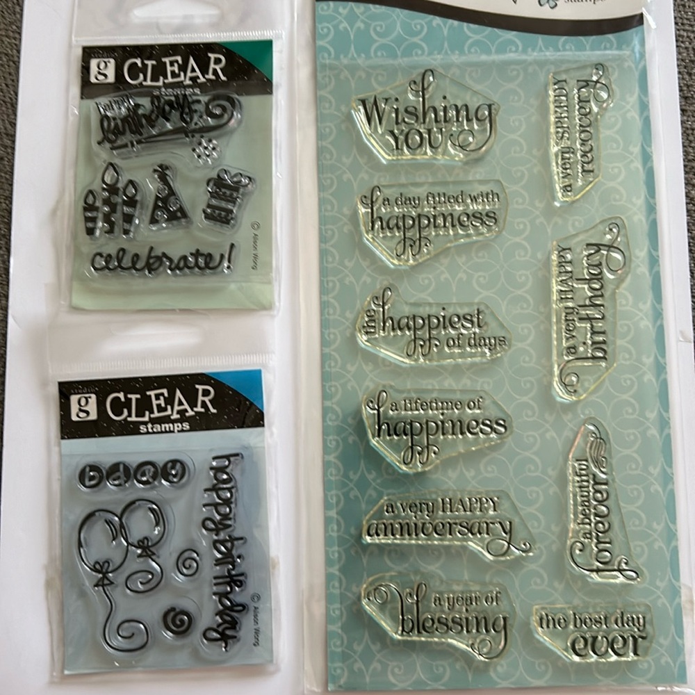 Clear stamp bundle